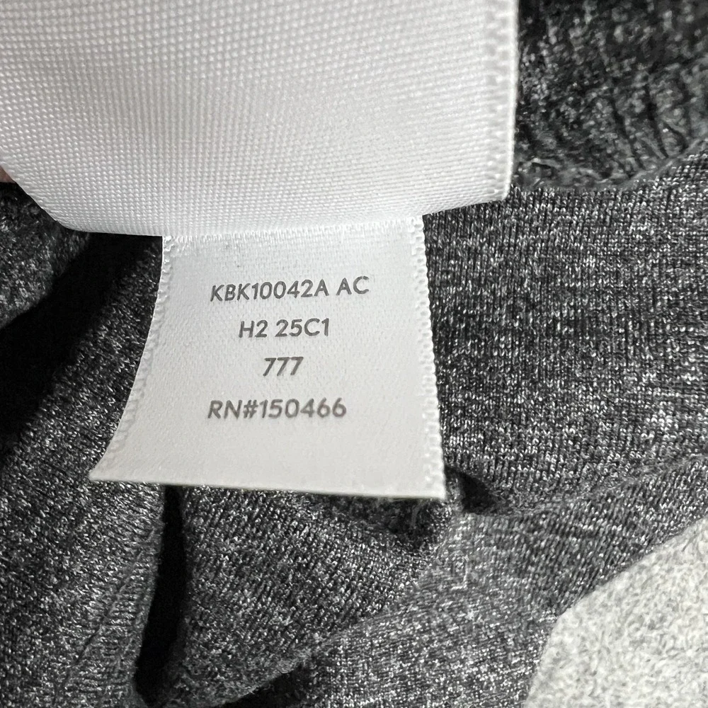 01.‎ ALGO Shirt Boys 8-10 Gray Short Sleeve Crewneck Stretch Athletic Youth